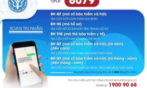 Từ ngày 1-8 chỉ sử dụng đầu số 8079 trong tra cứu BHXH, BHYT